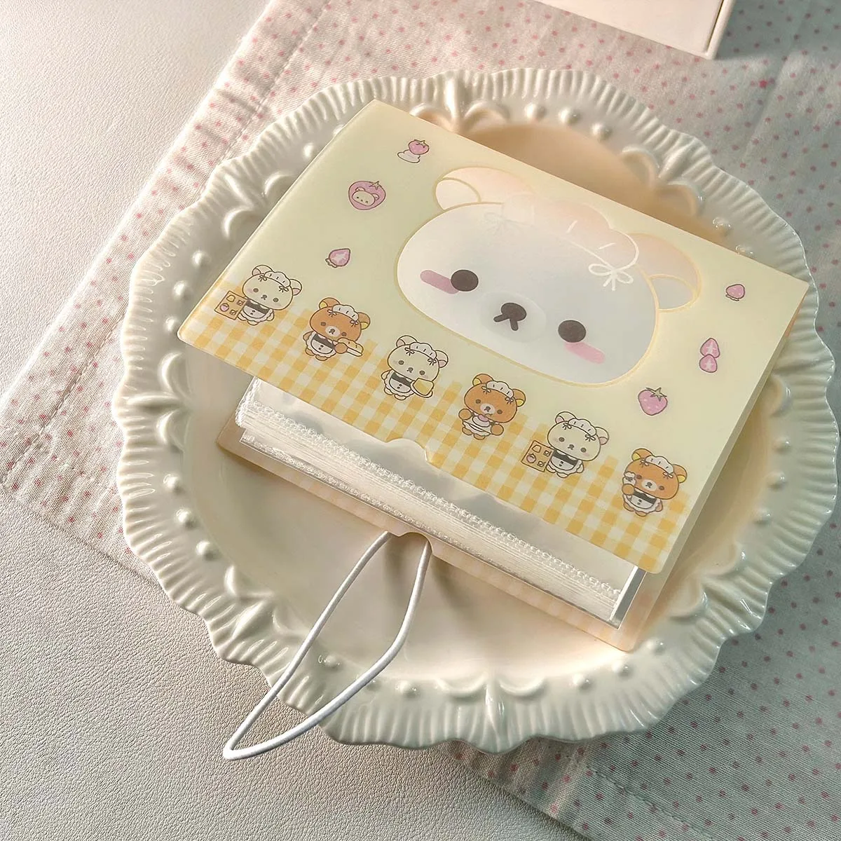 Photo Album Card Holder M5 Organizer Album Cute Stickers Organizer Notes Idol Cards Photos Name Card Holder Minimalist Style Storage book