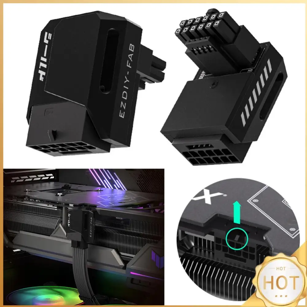 600W 12+4pin GPU Power Connector 16pin 12VHPWR GPU Male To Female ...