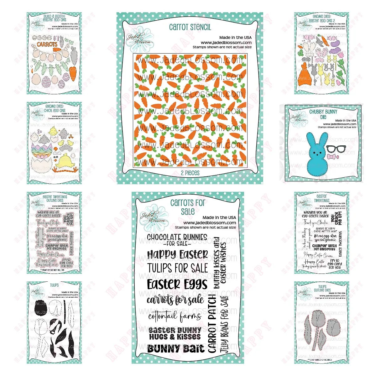 

Metal Cutting Dies Stamps Stencils Easter Carrot Bunny Chick Flower DIY Scrapbook Diary Paper Craft Handmade Album Card Template