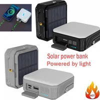 Solar Camping light 20000mAh Power Bank Charging Powerbank External Battery Portable Charger Spare battery For iphone Samsung 2