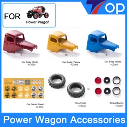 FMS 1/24 Power Wagon FCX24 Original Spare Parts Girder Shell Tire Lens Rod Set Wheel Hub Screw