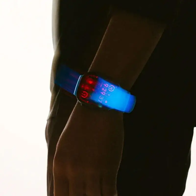 Soft Silicone Titanium Sport Band Bracelet Strap