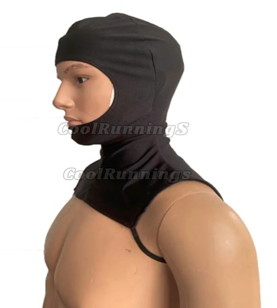 Halloween Fancy Dress Party Spandex Zentai Helmet Inner Hood Cosplay Props