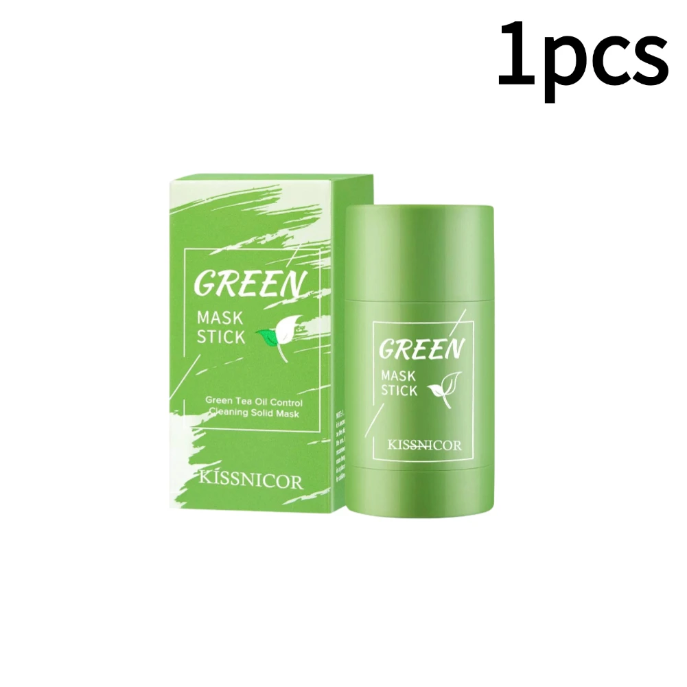 Original Facial Remove Blackhead Green Tea Solid Mask Treat Acne Blemish Black Dots Clean Stick Cream Shrink Pores Skin Care