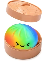 Rainbow Dumpling Squishies Stress Relief Ball (Dumpling 1pc)
