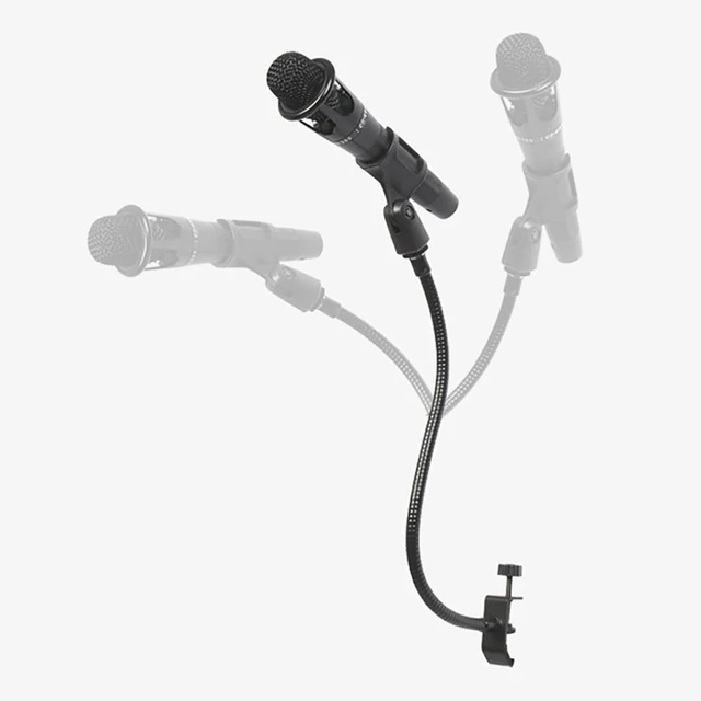 Support de microphone métallique flexible à bureau pour micro et