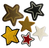 Personalized Star Towel Embroidery Patches for Clothing | DIY Apparel Badges & Sewing Supplies