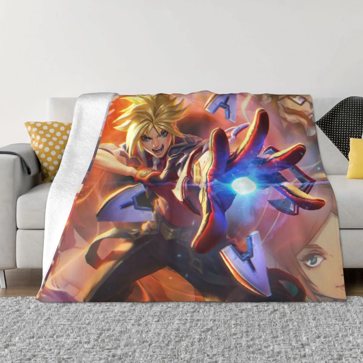 League Of Legends Blankets Fleece Spring/autumn Video Game Lover Multi