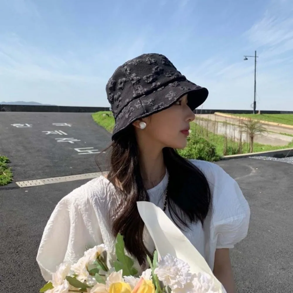 

Шляпа Солнцезащитная женская с кружевом, практичная тонкая стильная мягкая дышащая, с вышивкой и цветами, летняя