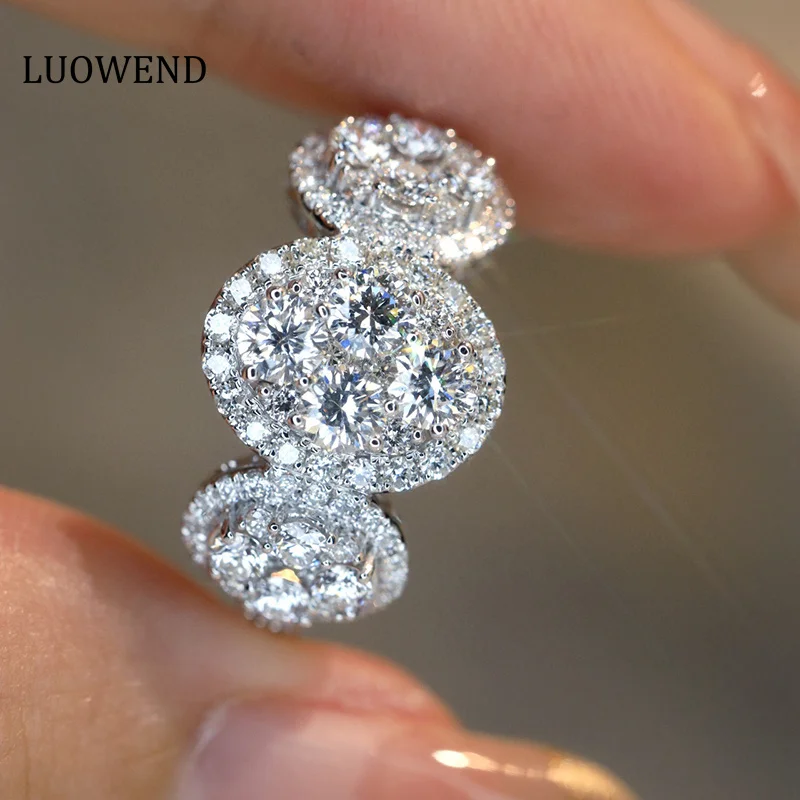 Рисунок 1 - LUOWEND 18K кольца из белого золота