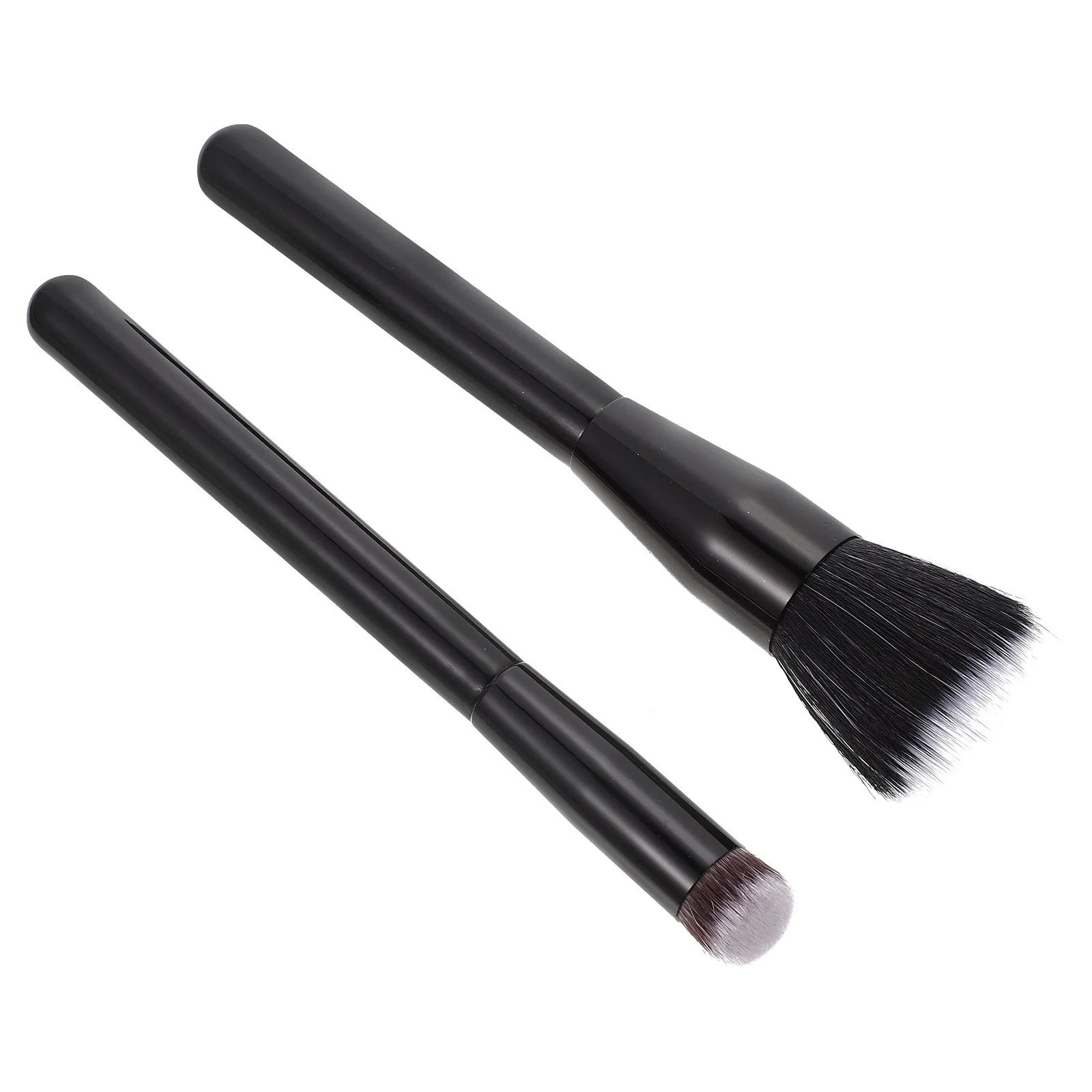 

2 Pcs Double-layer Fiber Hair Blush Highlight Makeup