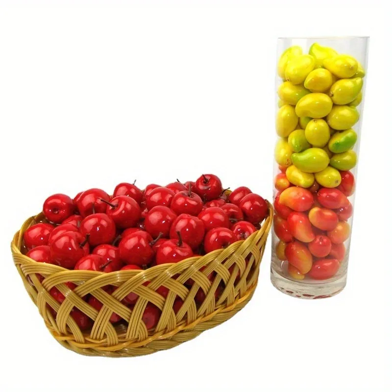 20 Teile/beutel Simulation Mini Früchte Kunststoff Gefälschte Obst Küche Tisch DIY Dekoration Fotografie Requisiten Ornamente – Detail 4
