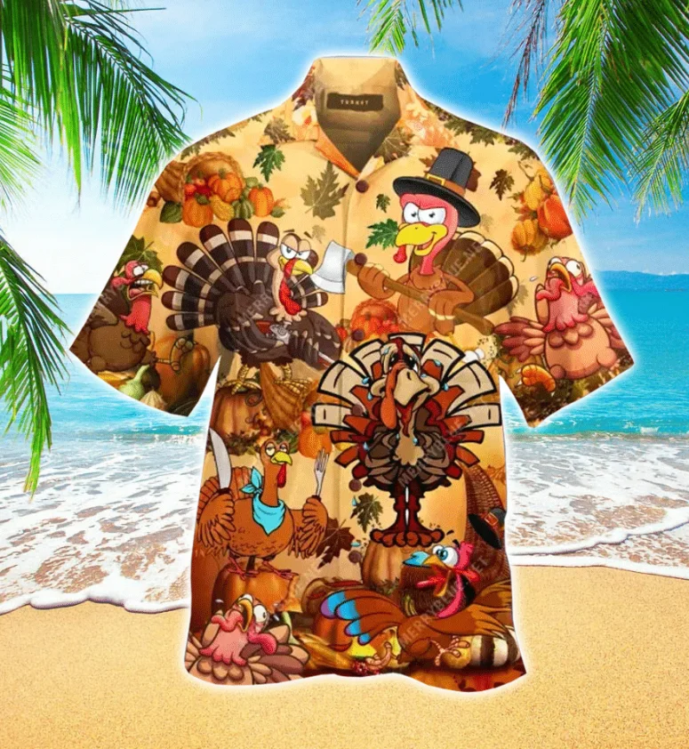 Hawaiian Shirts for Men Monster Cartoon Character Kawaii Shirts Beach Short Sleeve Summer Casual Button Up Hawaii