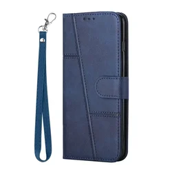 Luxurious Flip Wallet Leather Phone Case - Premium Protective Cover for PU Leather (Blue)