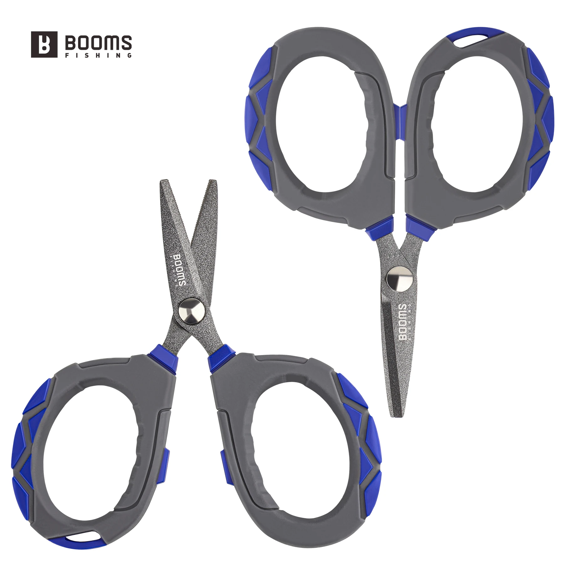 Description Picture 2 of itemBooms Fishing XW01 2pcs Stainless Steel Anti-Slip Fishing Braid Scissors Outdoors PE Wire Cutter Tools Accessories