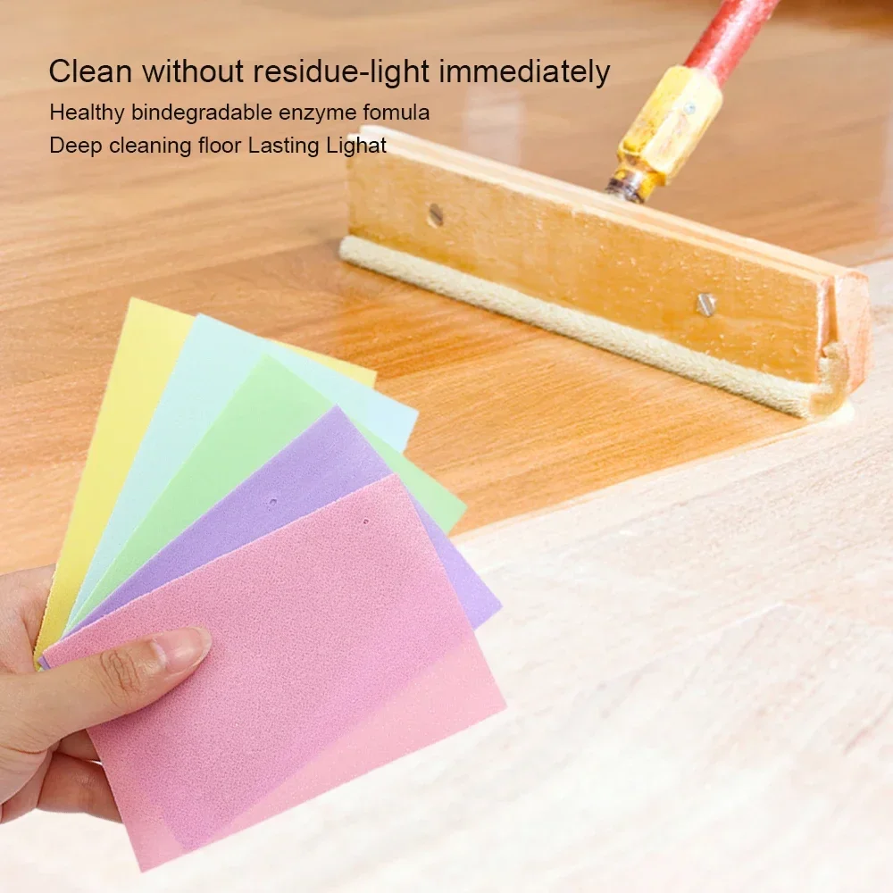 30/90Pcs Floor Cleaner Sheet Wiping Tiles Mopping Toilet Deodorant Yellow Dirt Cleaning Tool Powder Laminate Household Hygiene