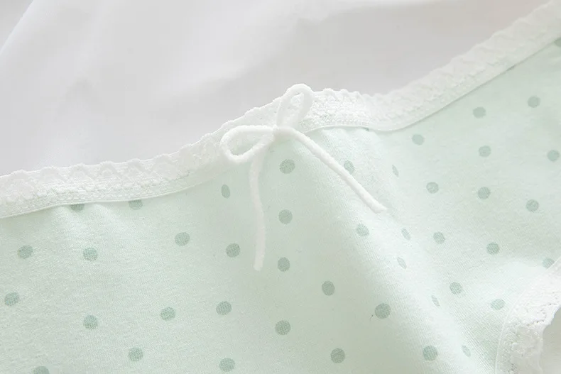 7 Pcs/Set Cotton Panties Cute Print Cherry Girls Underwear Sexy Panties Mid Waist Soft Briefs Female Shorts Underpants_voghion.com