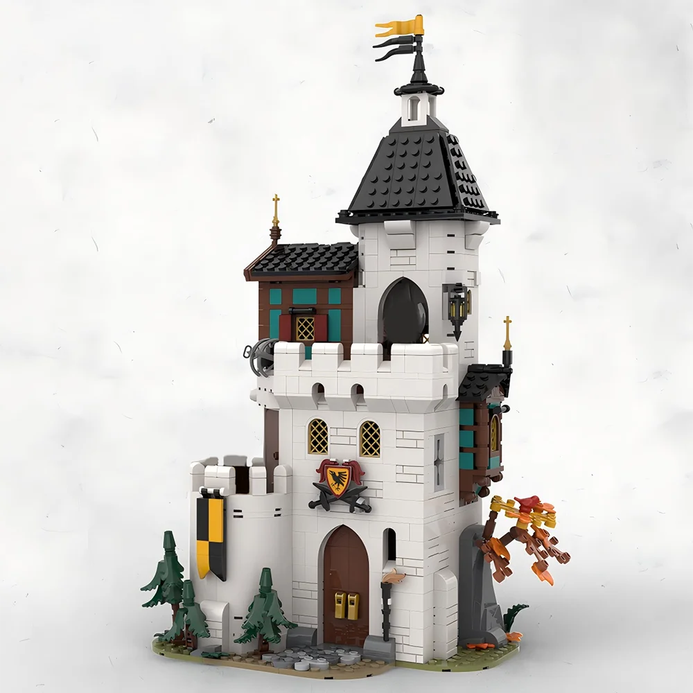 Medieval Wizard's Tower Building Set - 1818 Piece Collection For Adults And Film Fans