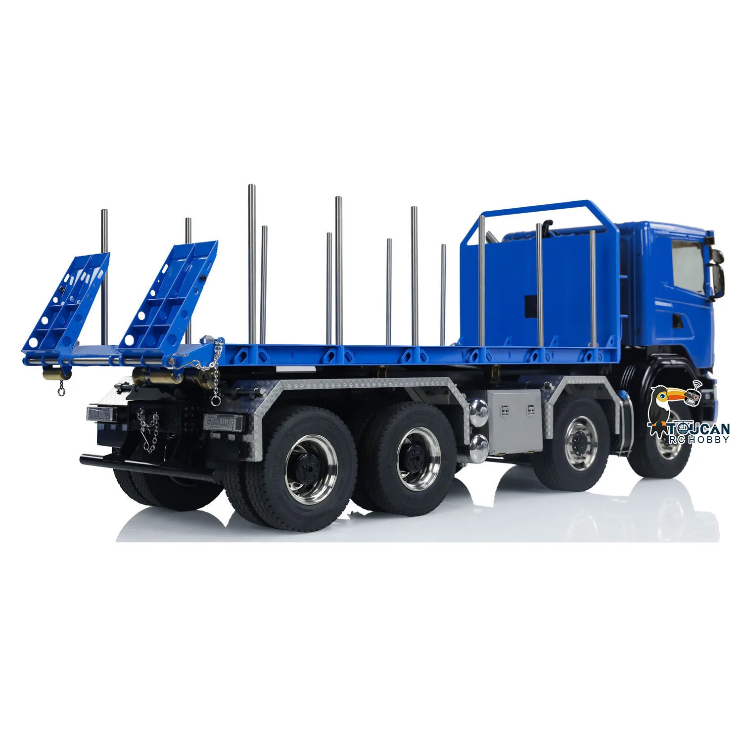 1/14 RC Hydraulic Metal Dump Truck 8x8 3-speed Gearbox Dumper Car Differential Lock Axles Tipper Truck Model Toy Gift 3