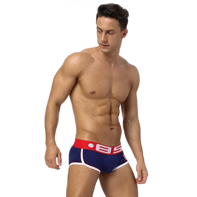 85 BS men's underwear cotton low waist sexy breathable comfort boxers men BS68 5
