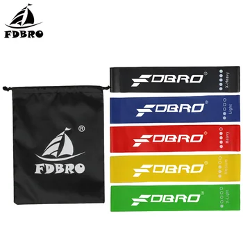 요가 스포츠 저항 고무 밴드, 실내 야외 피트니스 장비, 필라테스 스포츠 훈련, 탄성 밴드 액세스, 세트당 5 개