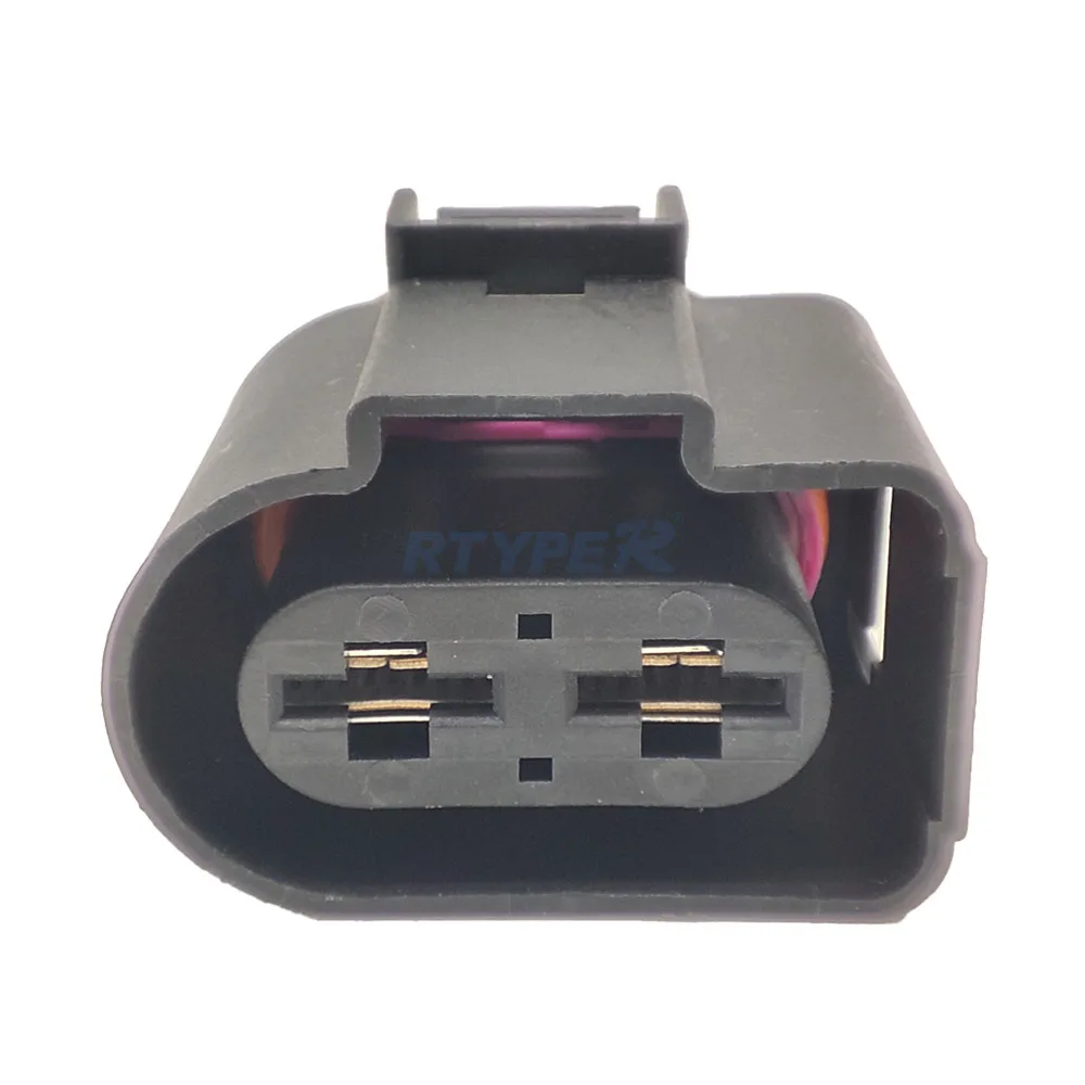 

1Set For 2 Pin 9.5mm Auto waterproof connector Power Pump plug 1J0 971 955 1K0971955 4B0971955 1K0971055A for A3 Q3 A4 A6 Golf J