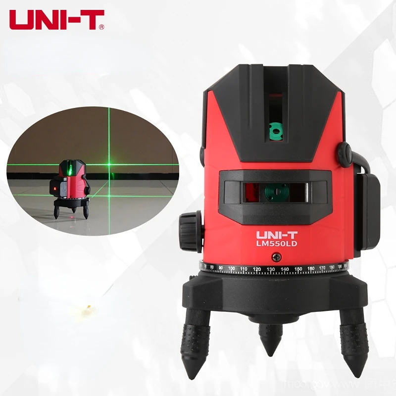 

UNI-T LM520/530/550LD Touch Green Laser Leveler; Construction / Woodworking / Decoration Level Measuring Instrument