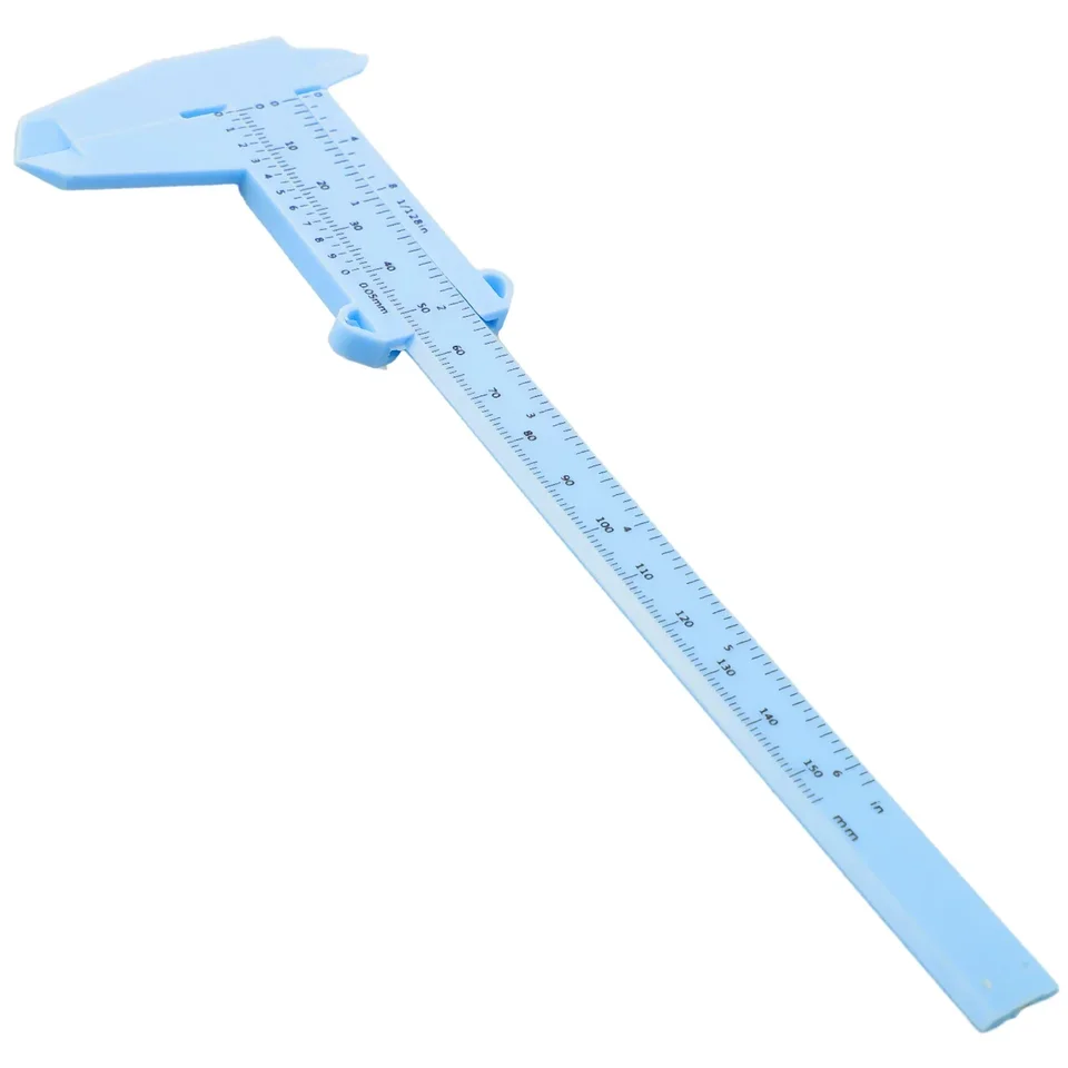 Étrier Vernier Plastique 0-120 Mm / 0-150 Mm - Double échelle Pour Mesures Précises