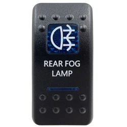 Blue LED Rocker Switch Button - Enhanced Interior Lights & Camper Accessories (Rear Fog Lamp)