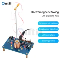 Analyste de balançoire électronique DC5V, production de circuits, bricolage, oscillation électromagnétique, kit de soudage expérimental, pièces détachées 5