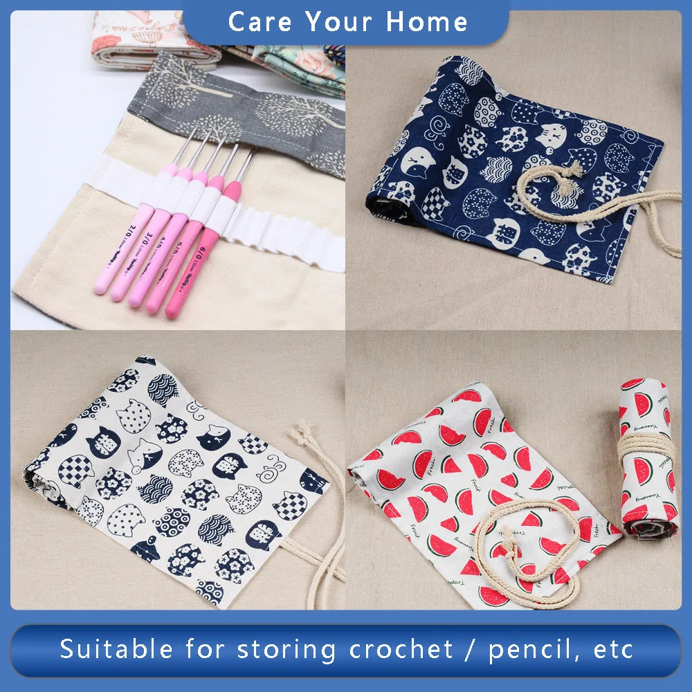 Crochet Storage Bag Sewing Organizer Embroidery Organizer Box Knitting Bag Sewings Holder Storage Case Knitting Needles Case sewing accessories sewing storage box sewing kit sewing thread box knitting tool organizer yarn storage bag yarn storage organizer sewing bobbin case embroidery floss organizer