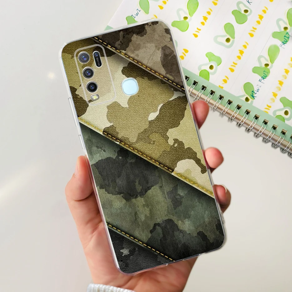 Fashionable Painted Clear Silicone Soft TPU Phone Case Cover