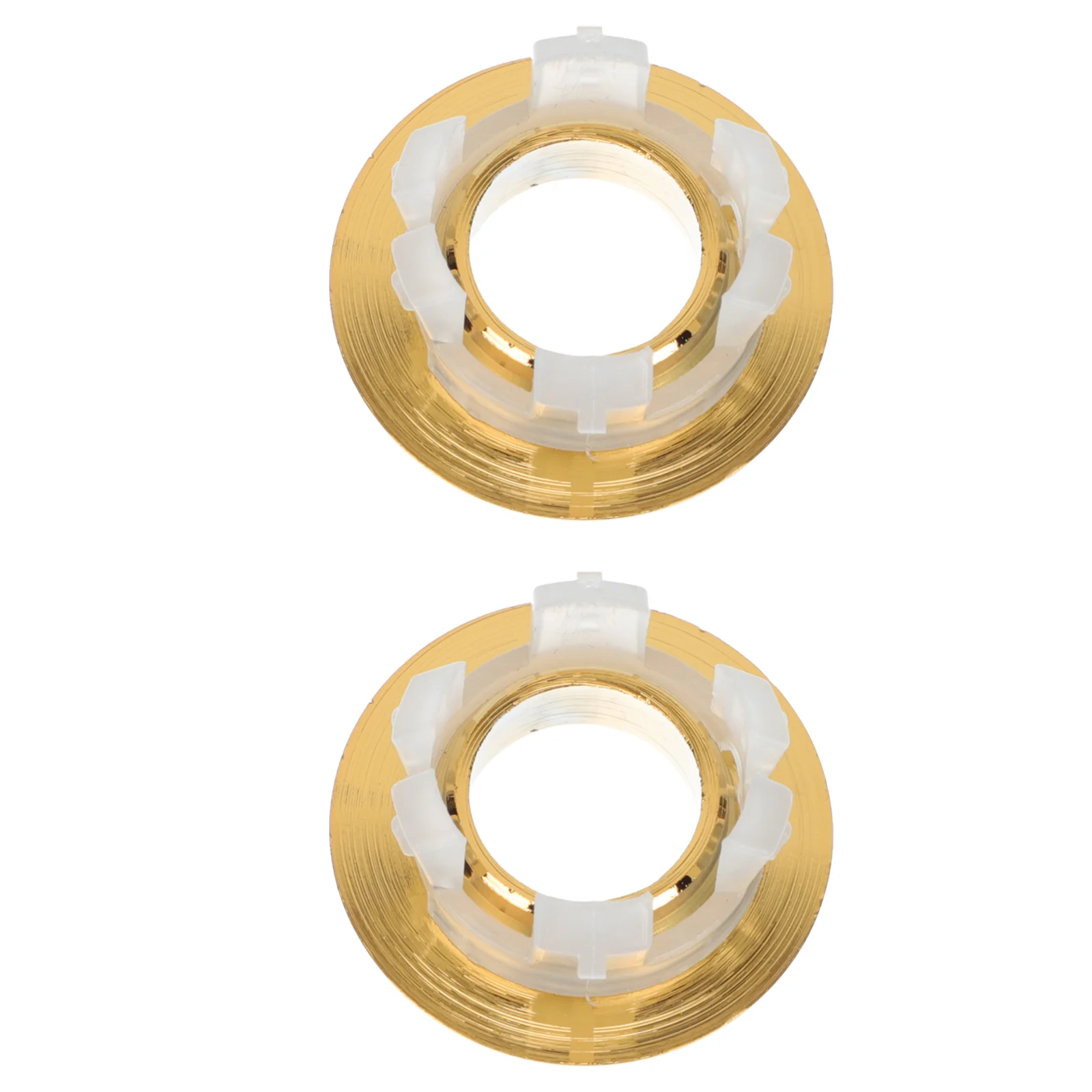 

2 Pcs Overflow Grommet Bathroom Sink Supply Basin Ring Drain Cover Tub Household Plastic Hole