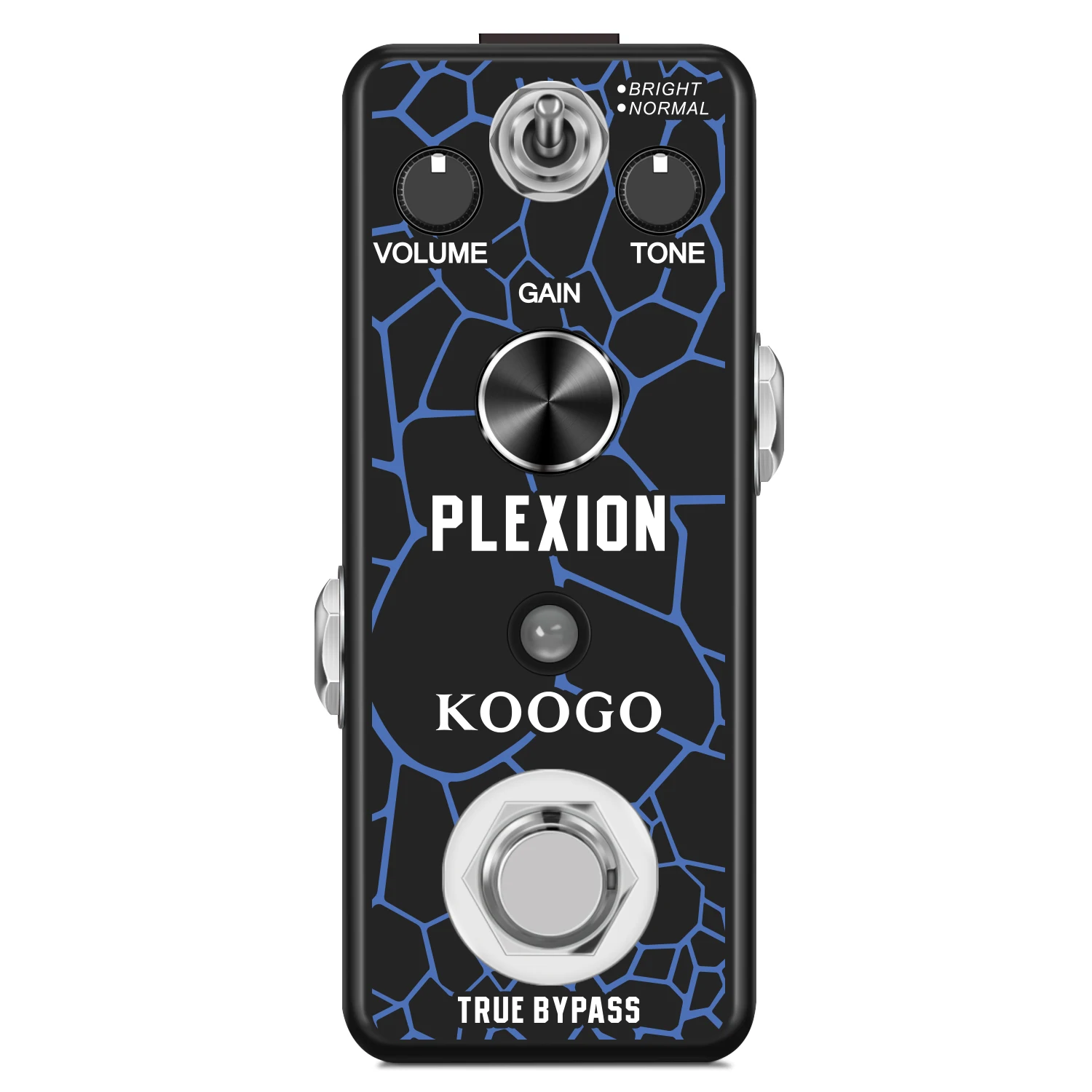 

Koogo LEF-324 Plexion Distortion Pedal for Guitar & Bass with Bright and Normal Mode True Bypass