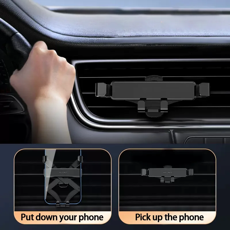 ABS Car Phone Holder Foldable Air Vent Mount
