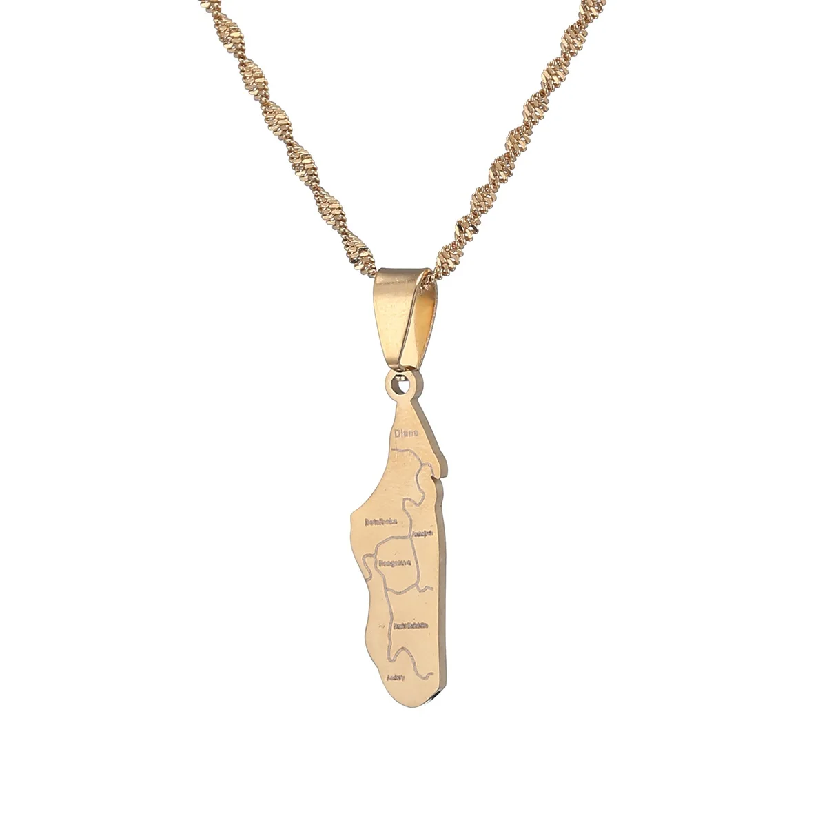 Madagascar Map With Cities Name Pendant Necklaces Women Jewelry Africa Malagasy Map 3