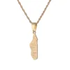 Madagascar Map With Cities Name Pendant Necklaces Women Jewelry Africa Malagasy Map 3