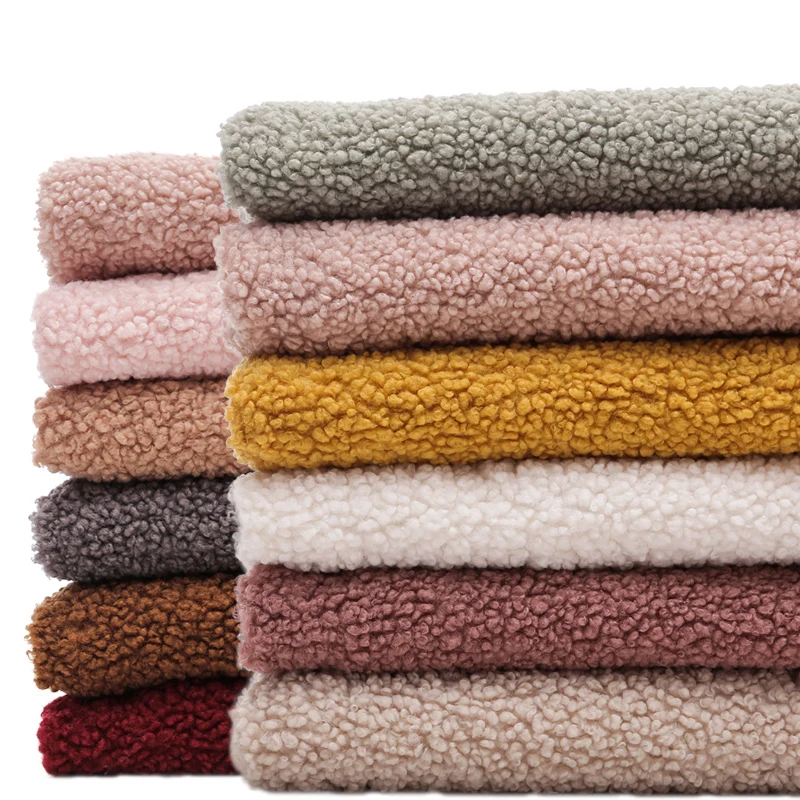 Altai Peluche Tessuto Ispessimento Particella Cashmere Big Teddy Loop Cashmere Sheepfold Lana Agnello Cashmere Abbigliamento Fai Da Te Tessuto Per Cuc