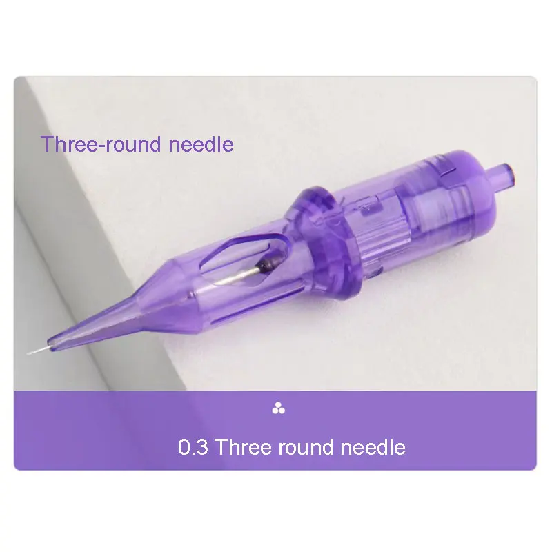 Tattoo Cartridge Needles Pro RL Round Liner Disposable Sterilized Safety Tattoo Needle For Tattoo Machines Grips mast 10pcs/lot 3