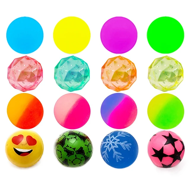 12PCS Bouncing Balls 25mm Rubber Mixed Style Children Elastic Jump Ball Float Ball Indoor Outdoor Toy Kids Birthday Gift TMZ 12PCS Bouncing Balls 25mm Rubber Mixed Style Children Elastic Jump Ball Float Ball Indoor Outdoor Toy Kids Birthday Gift TMZ