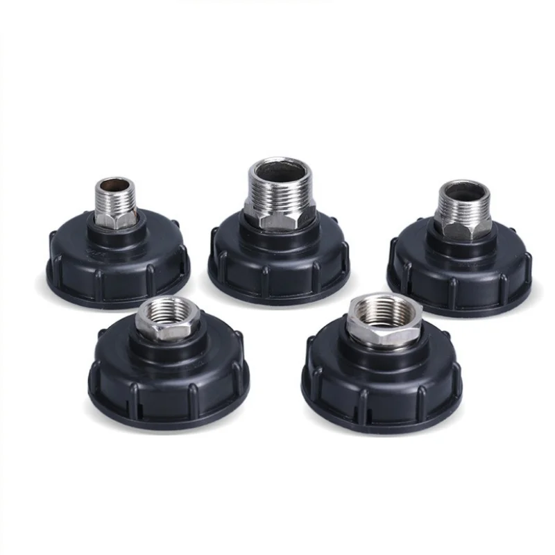 

1000L Durable IBC Tote Tank fittings S60X6 Thread To 1/2" 3/4" 1" Garden Hose Connector IBC Tank Valve Replacement Adapter New