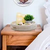 Modern Organic Wooden Large Decorative Bowl for Key, Fruit, Coffee Table, Centerpiece Bowl, Rustic Home Decor, Farmhouse 6