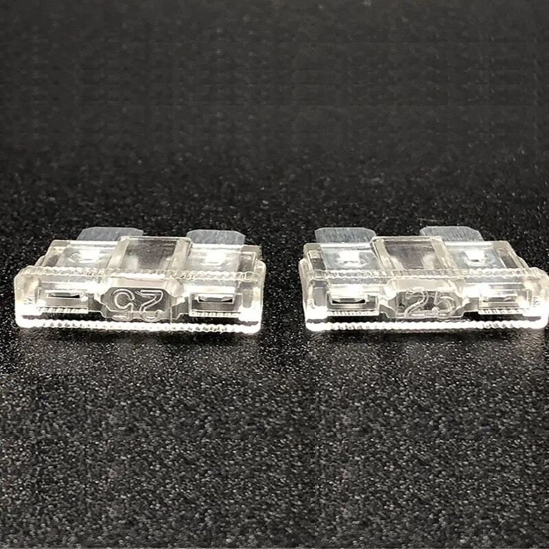 Car Fuses Kit 50Ps Profile Medium Size Blade Type 2.5 3 5 7.5 10 15 20 25 30 35A For Auto Car Truck