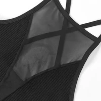 Sexy maille Camisole haut court Corset sans couture dos nu sous-vêtements mode chaude femmes débardeur décontracté Bralette Lingerie réglable 5