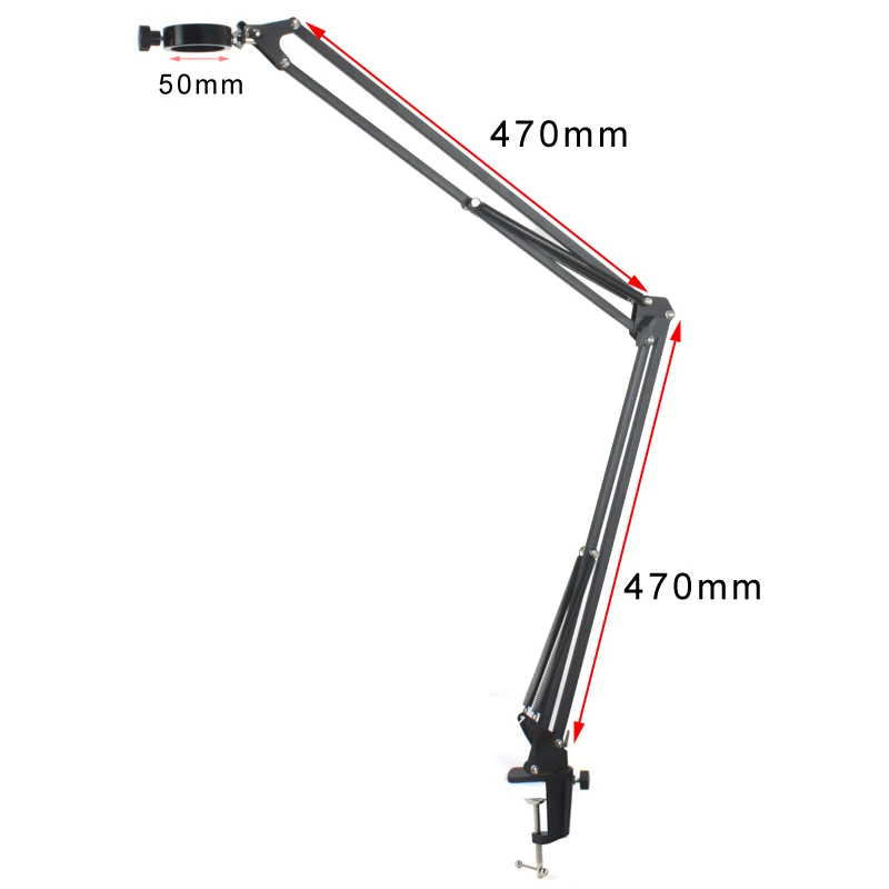 

Aluminum Alloy Stand Microscope camera Stand Holder Bracket lift Foothold Table Frame for Microscope Repair Soldering