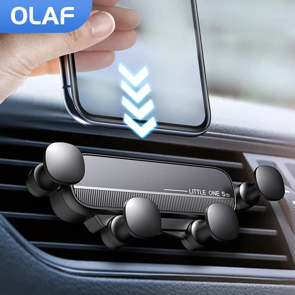 

Olaf Gravity Car Phone Holder Air Vent Clip Mount Mobile Cell Phone Stand In Car GPS Support For iPhone 13 12 Pro Xiaomi Samsung