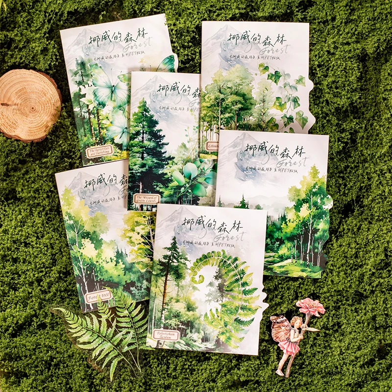 20 pcs Norwegian forests Series Leaf Decorative PVC Stickers Scrapbooking Label Diary Stationery Album Phone Cup Journal Planner Cartoon Stickers Decorative Stickers Self Adhesive Stickers Custom Stickers Stationery Stickers Anime Stickers Paper Stickers Adhesive Stickers Decorative Labels Stickers Animal Stickers