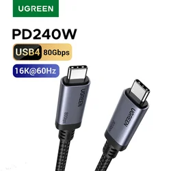 Ultra High - Speed USB - C Cable 240W Fast Charging with 16K Video Display Support - 1m 1Pc (USB4 Cable)