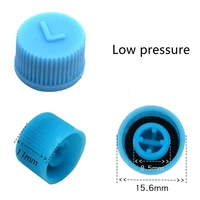 Couvercle anti-poussière de réfrigérant pour climatiseur de voiture, bouchons de noyau de Valve, capuchon de Port latéral haut et bas, bouchons de pression haute et basse, accessoires 3