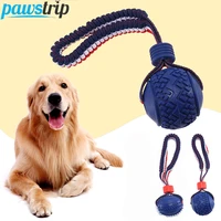 Dog Ball Toy with Rope Interactive Teeth Cleaning Balls for Small Large Dogs Bite Resistant Chew Toys Puppy Training Pet Supply 1